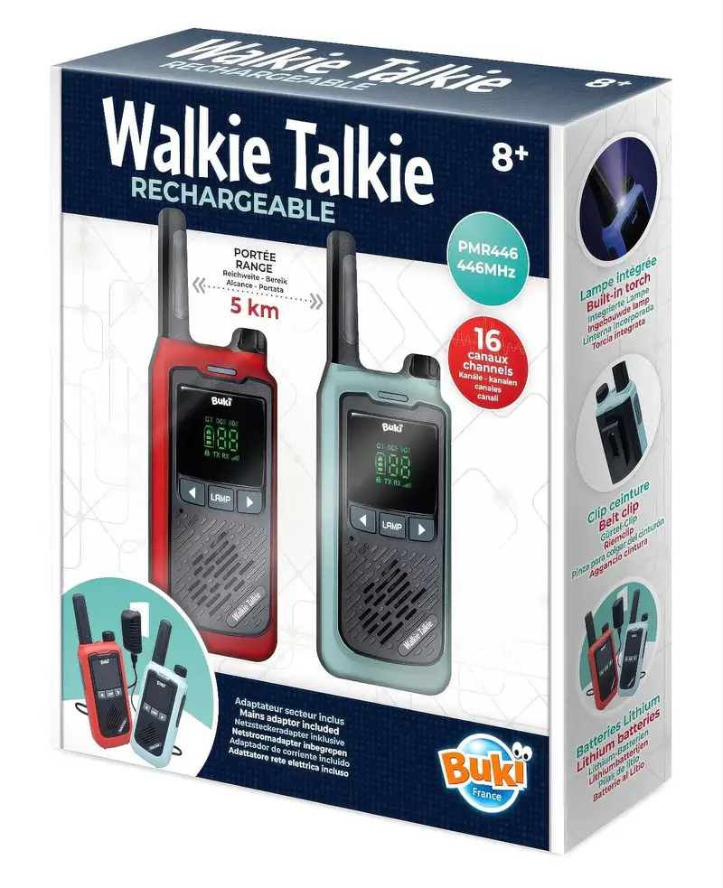 Buki Rechargeable Tw05 Walkie-Talkies – Kids’ Two-Way Radios 1