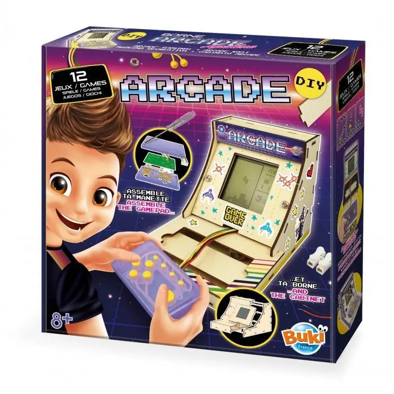 Buki Retro Arcade Cabinet – Interactive Game Console 1