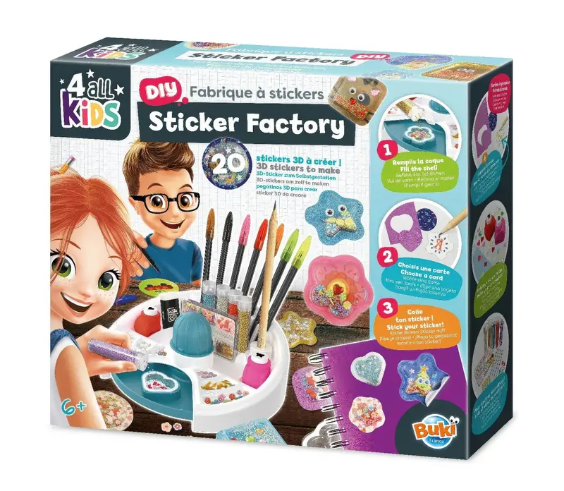 Buki Sticker Factory – Customizable Sticker-Making Set 1