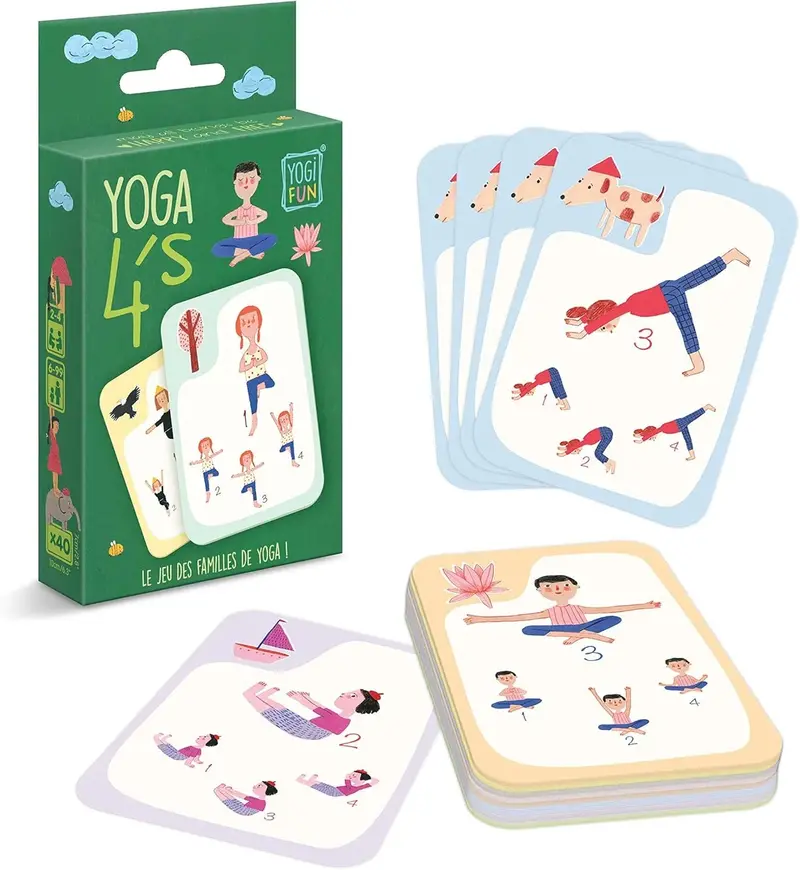 Buki Yoga For Kids: Illustrated Pose Card Deck 1