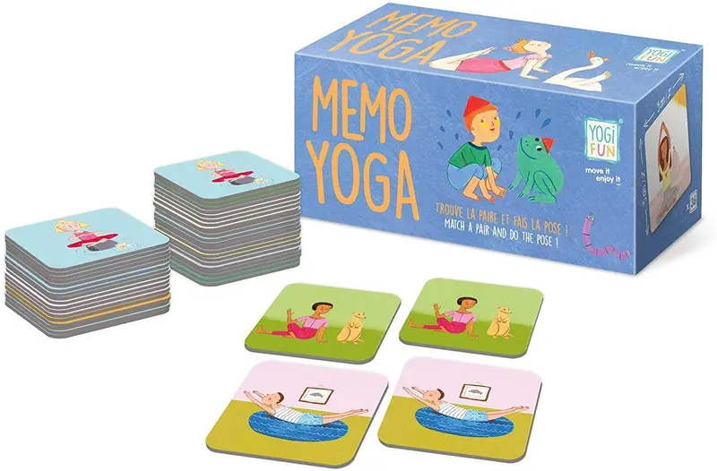 Buki Yoga Pose Memory Game For Kids 1