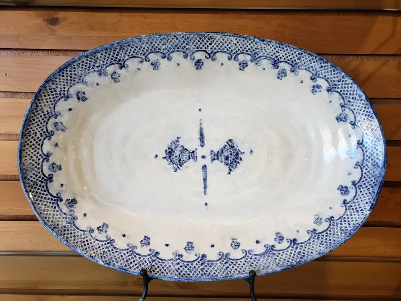 Burano Collection Ai Large Oval Serving Platter 1