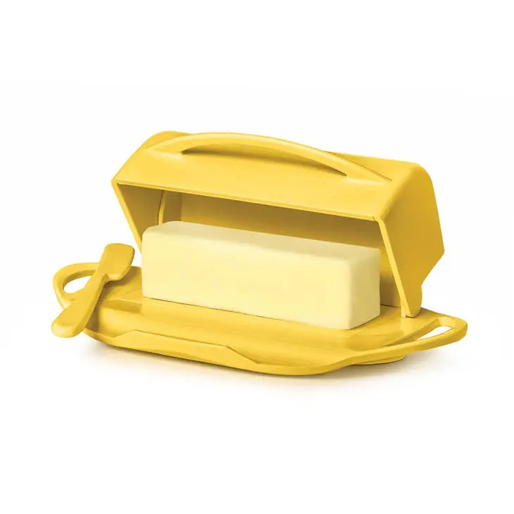 Butterie Ceramic Butter Dish – Sunny Yellow Finish 1