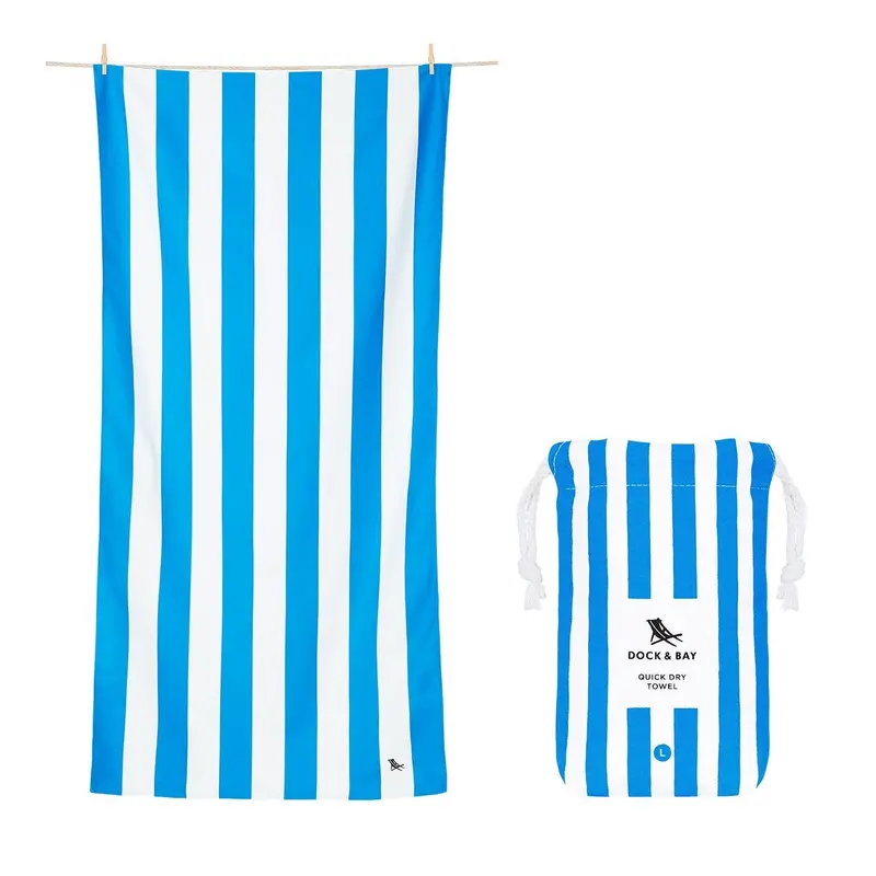 Cabana Xlg Beach Towel – Bondi Blue 1