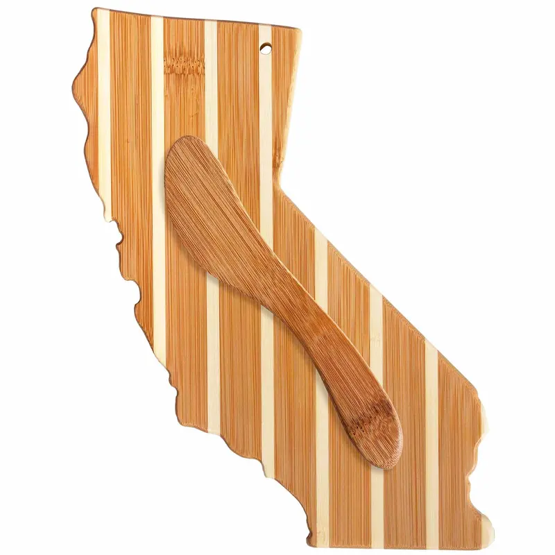 California Coastal Serving Board With Complementary Spreader Knife 1