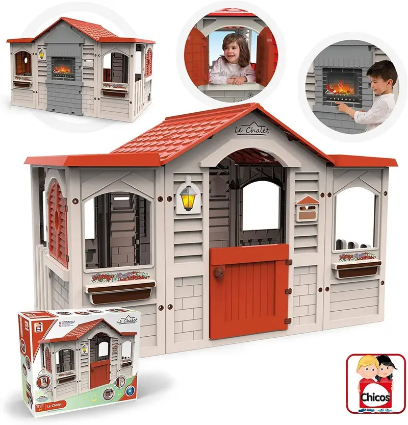 Chicos Le Chalet Wooden Playhouse For Imaginative Play 1