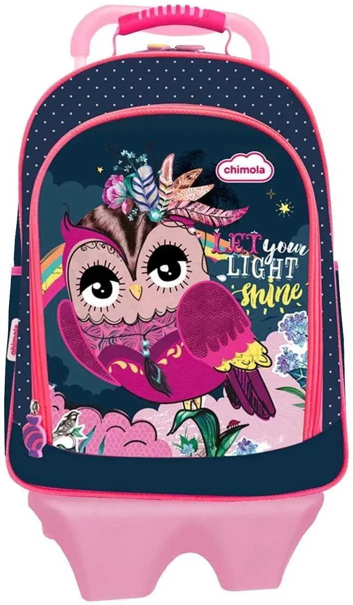 Chimola Owl Backpack With Detachable Trolley – 45Cm 1