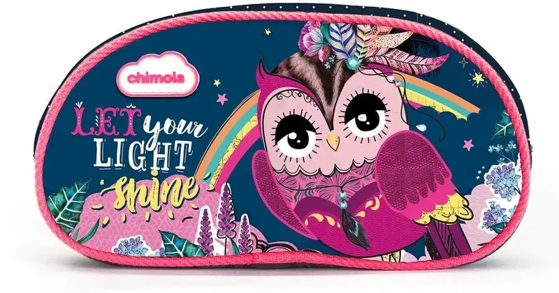 Chimola Owl-Design School Pencil Case 1