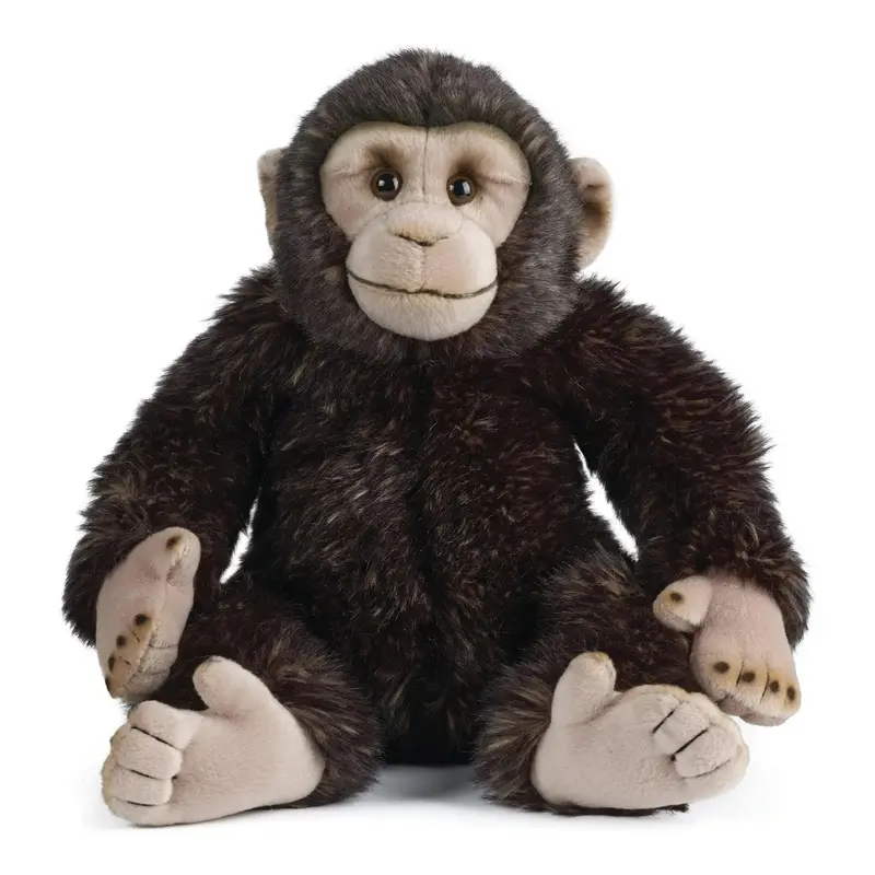 Chimpanzee Monkey Plush – 30Cm Living Nature Soft Stuffed Toy 1