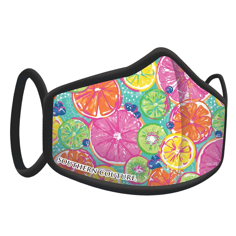 Citrus Print Sc Protective Face Mask 1