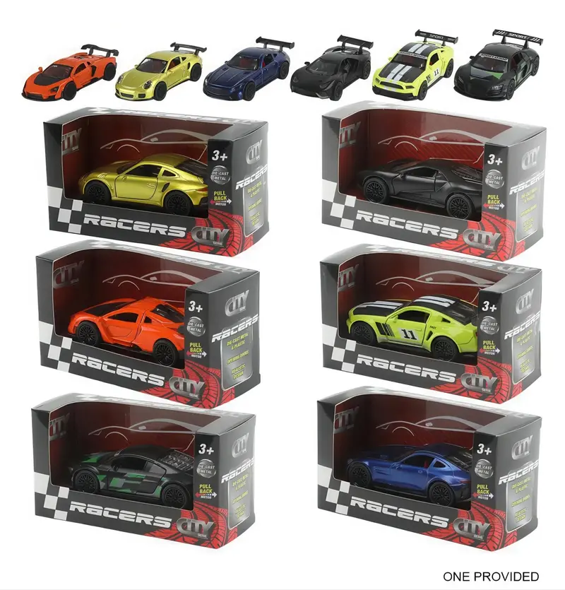 City Sports Wagon Pull-Back Toy Car (1:36 Scale) 1