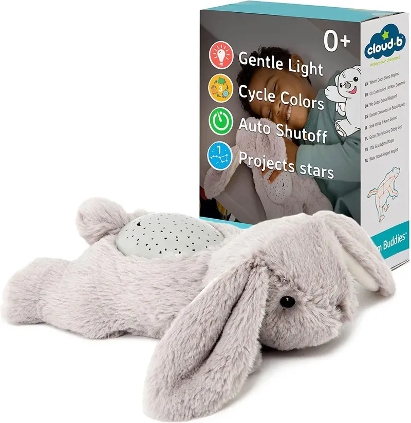 Cloud B Calming Mini Star Projector Benny The Bunny – Compact Night Light 1
