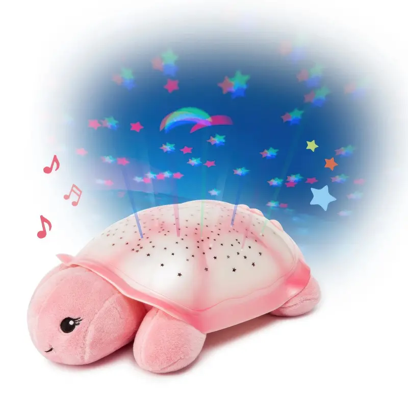 Cloud B Twinkling Twilight Turtle Nightlight – Rosa 1