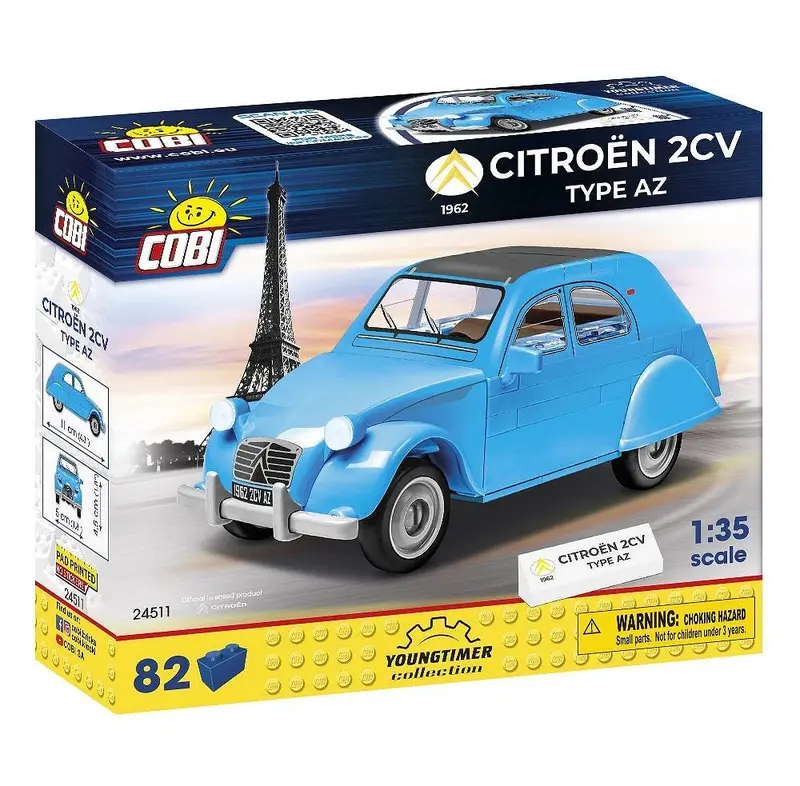 Cobi 1962 Citroën 2Cv Type Az Model Building Set 1