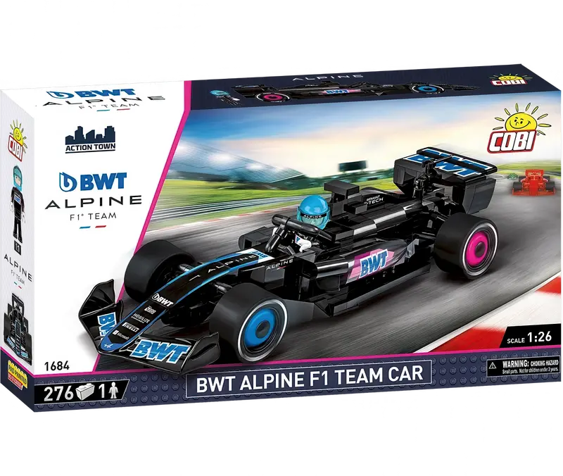 Cobi Bwt Alpine F1 Team Racing Car Model 1