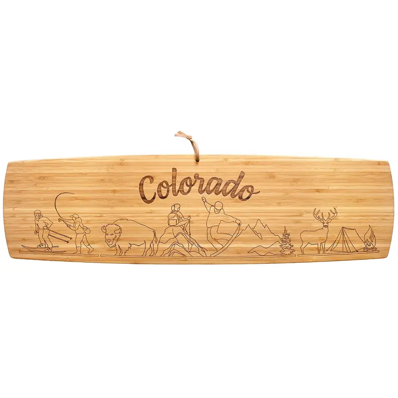 Colorado-Designed Extra-Large Charcuterie Board (30" X 8.5") 1