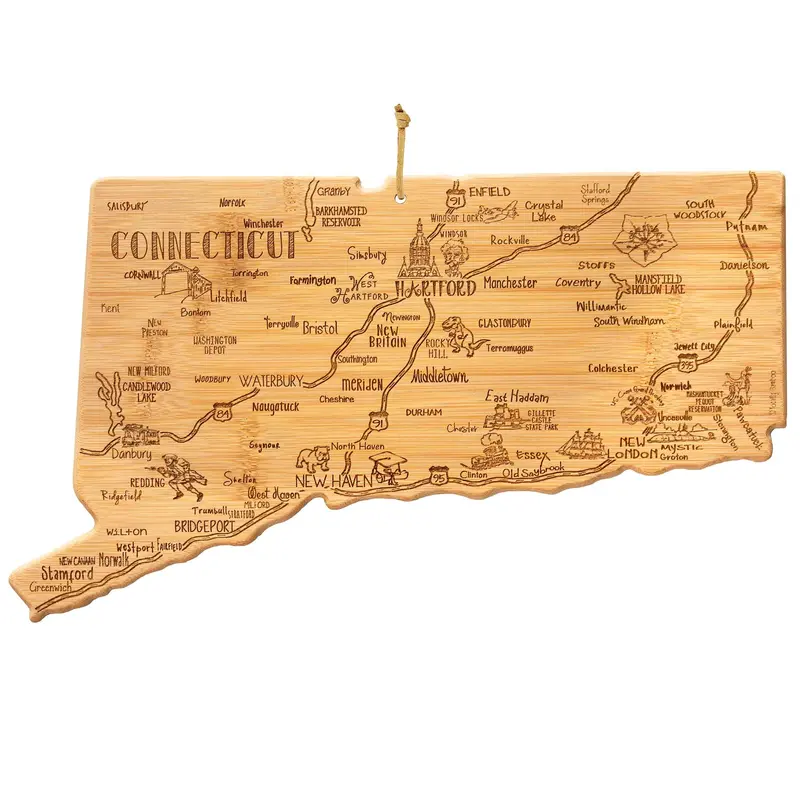 Connecticut Colonial Cutting Board – 16.5" X 9.5" 1