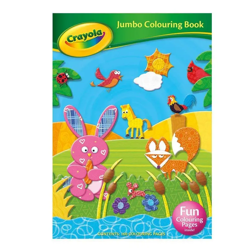 Crayola 160-Page Jumbo Coloring Book – Premium Thick-Paper Art Activity Book 1