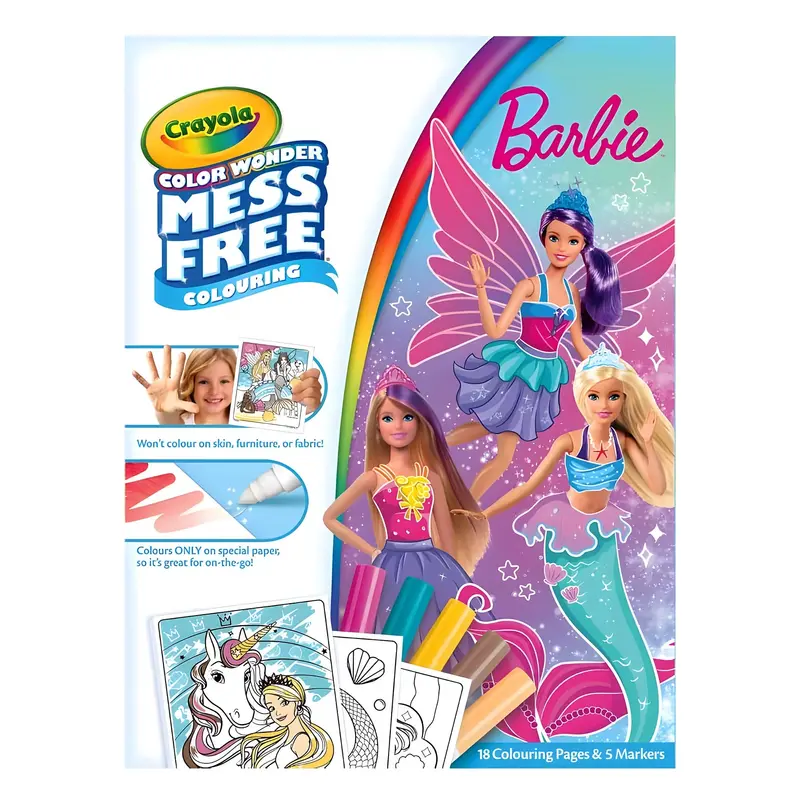 Crayola Barbie Colour Wonder Starter Set – Exclusive Themed Coloring Experience 1