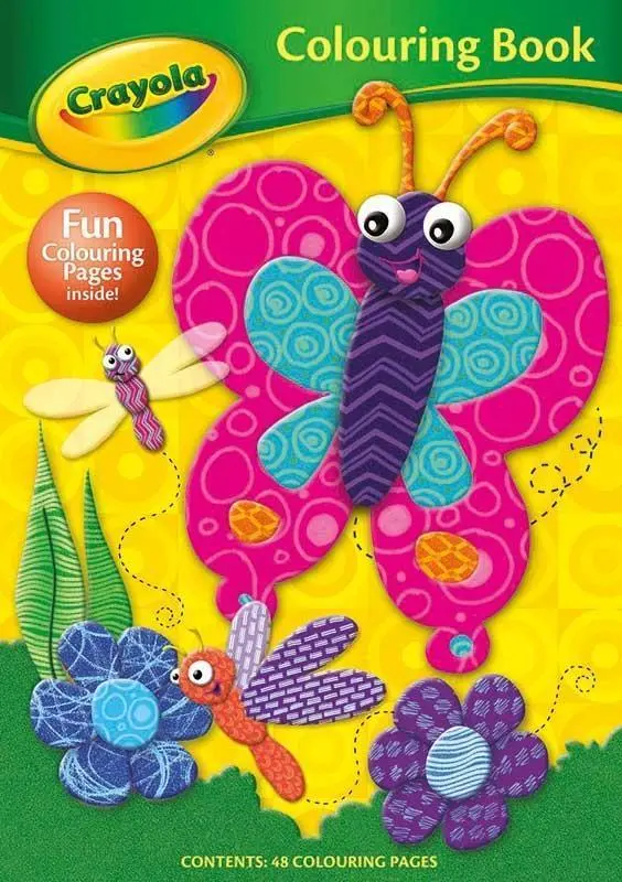 Crayola Butterfly-Themed Coloring Book – 48 Pages 1