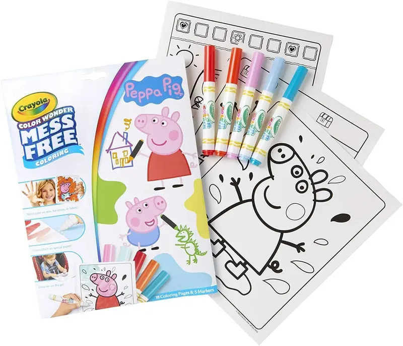 Crayola Color Wonder Peg + Pig Mess-Free Coloring Book 1