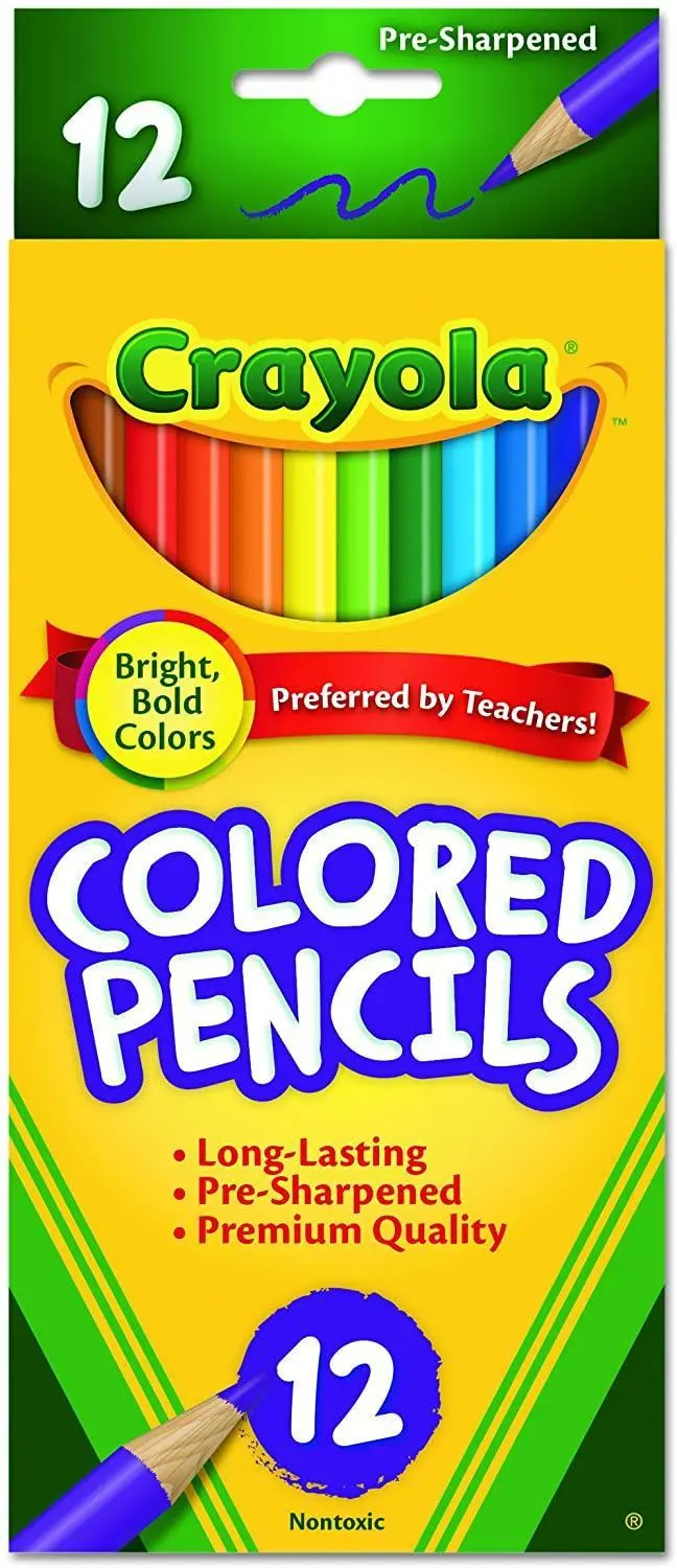 Crayola Colored Pencils – 12-Piece Art Supply Set 1