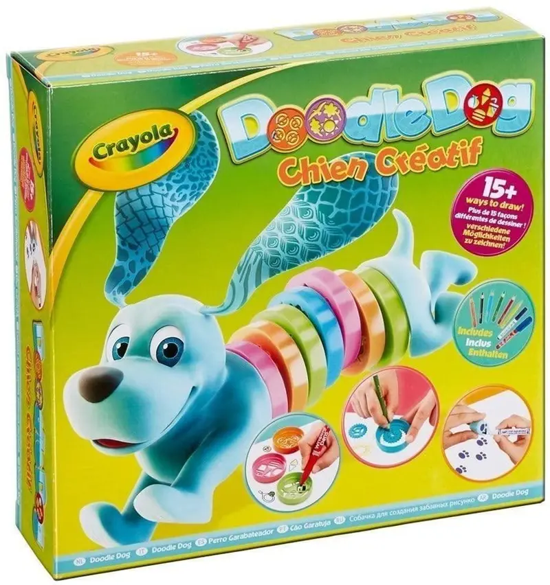 Crayola Doodle Dog Creative Toy Kit With Colored Pencils And Markers 1
