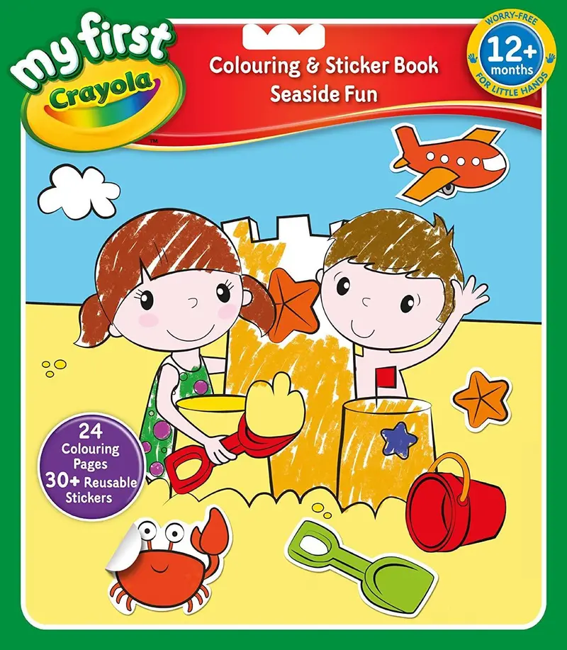 Crayola My First Sticker & Colour Book – 10682 1