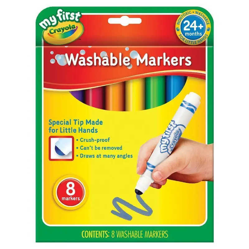 Crayola My First Washable Markers – 8-Count Starter Set 1