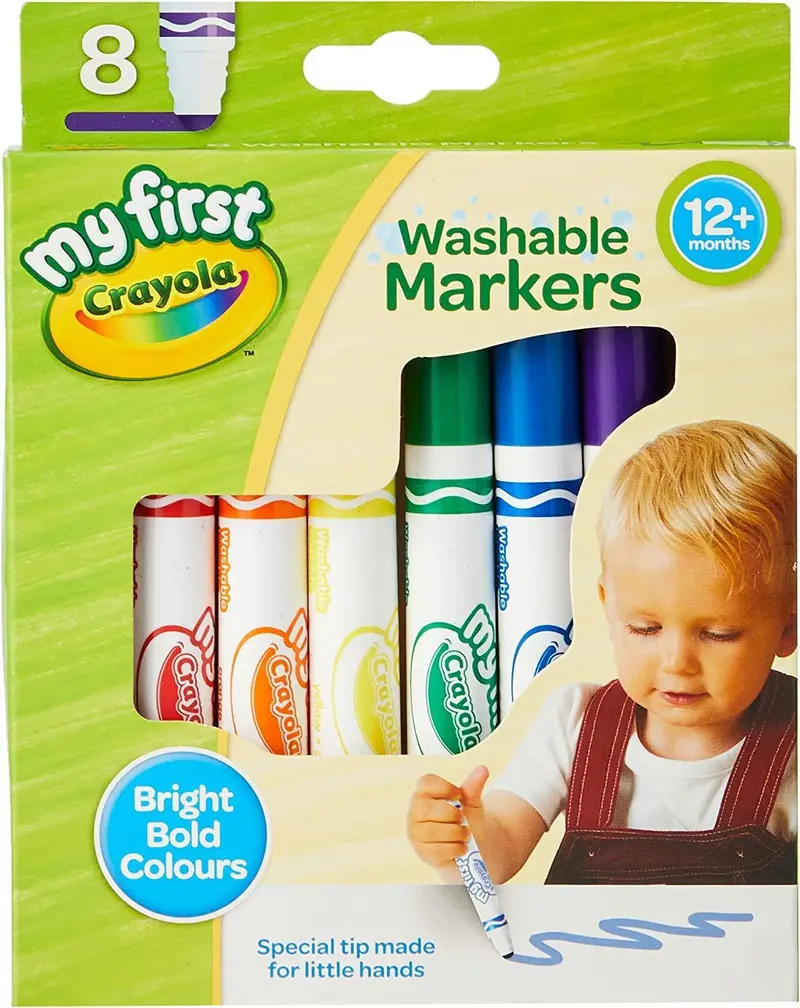 Crayola My First Washable Markers – 8-Pack For Kids 1