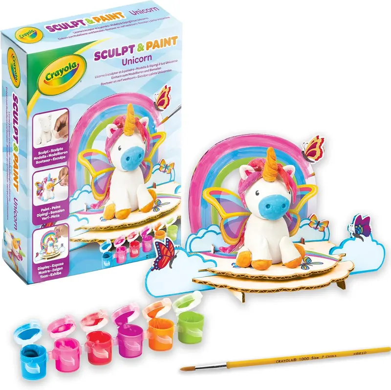 Crayola Pipsqueaks Unicorn Paint & Sculpt Set 1