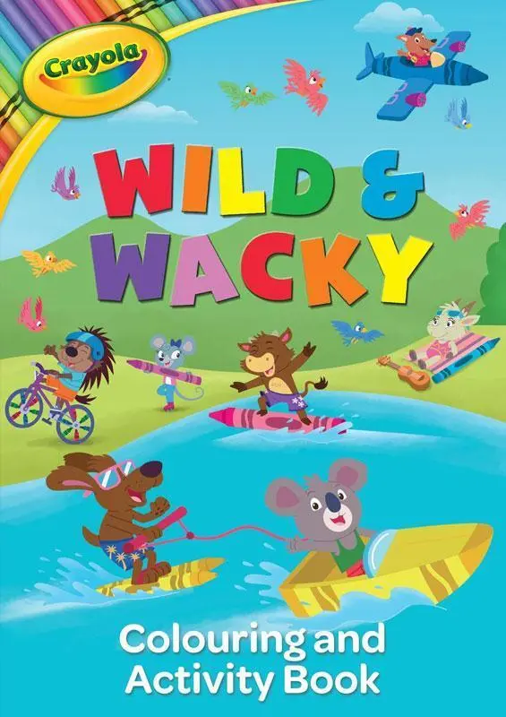 Crayola Wild & Wacky Coloring & Activity Book – Vibrant Pages With Puzzles And Games 1