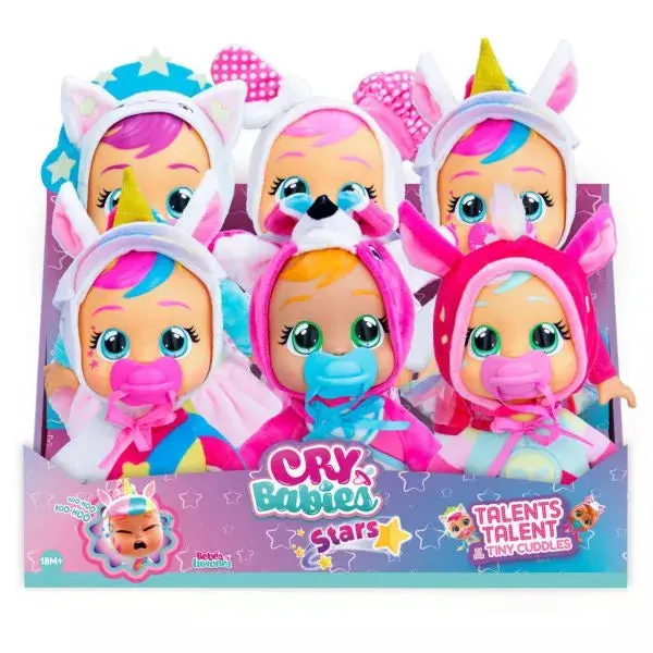 Cry Babies Stars Talent Tiny Cuddles – Assorted Mini Dolls 1