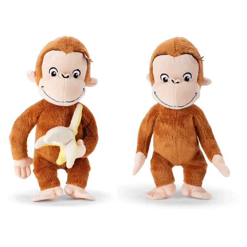 Curious George Plush Monkey – 28Cm Soft Huggable Toy (Assorted Variants) 1