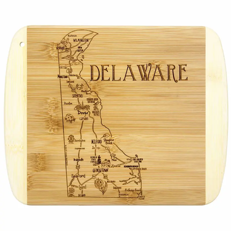 Delaware-Inspired 11" X 8.75" Cutting Board – "A Slice Of Life" Edition 1