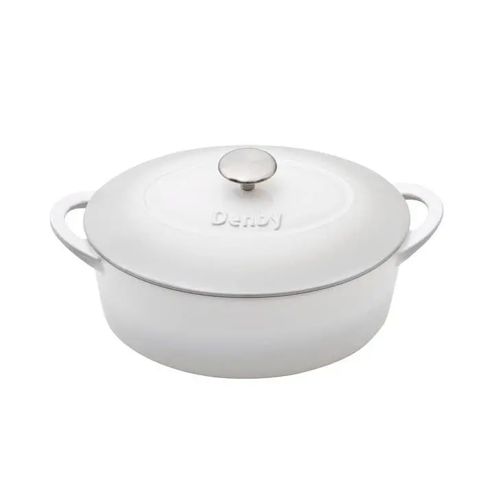 Denby Natural Canvas 4-Liter Round Casserole Dish 1