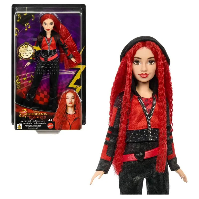 Descendants 4 Red Singing Fashion Doll – Daughter Of The Queen Of Hearts 1