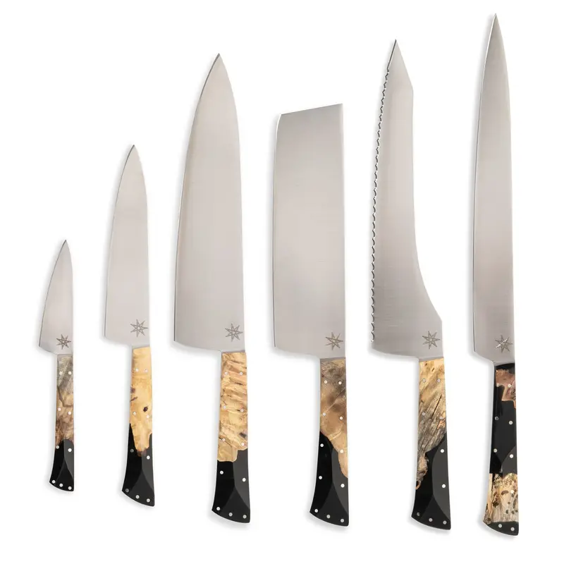 Desert Dawn Essentials Knife Set – Core 3-Piece Culinary Bundle 1