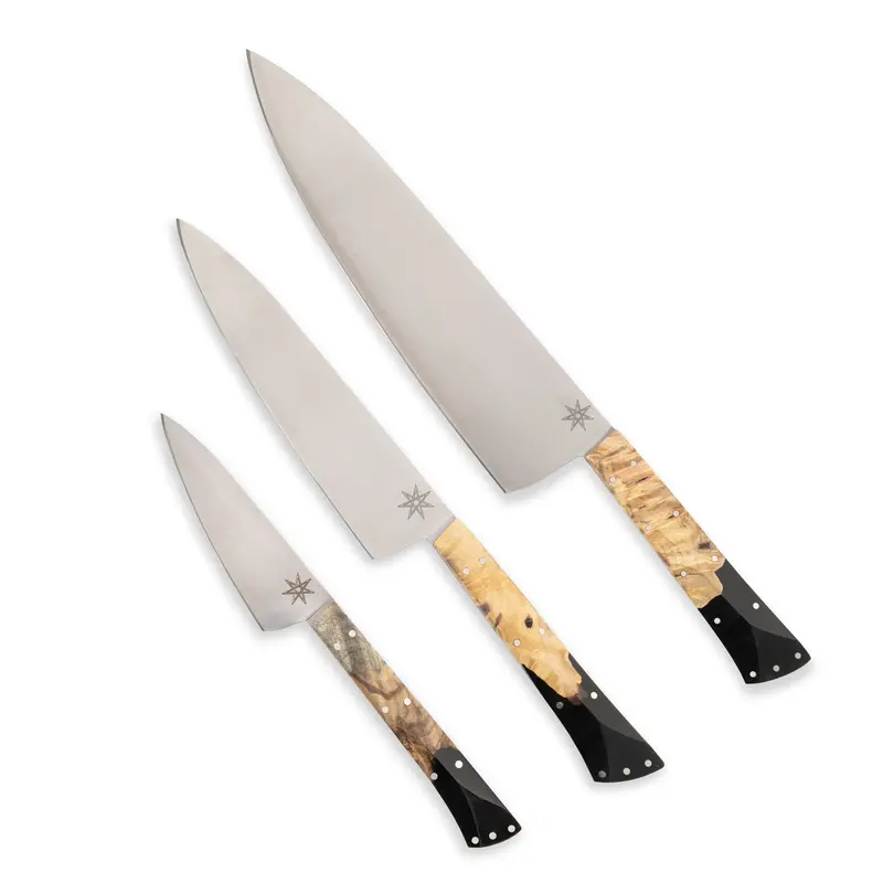 Desert Dawn Sous Chef Knife Set – Complete 7-Piece Professional Set 1