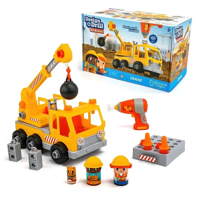 Design & Drill Bolt Buddies Crane Building Set 1
