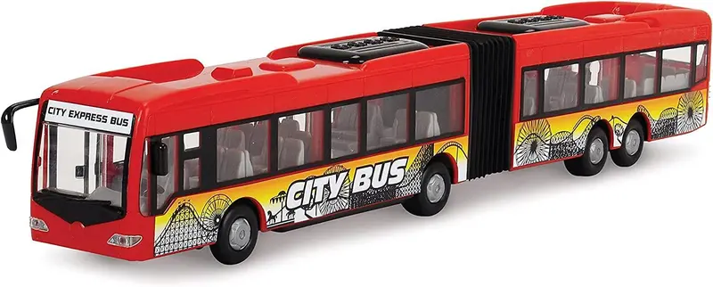 Dickie Toys City Express Bus – Red Remote-Controlled Play Vehicle 1