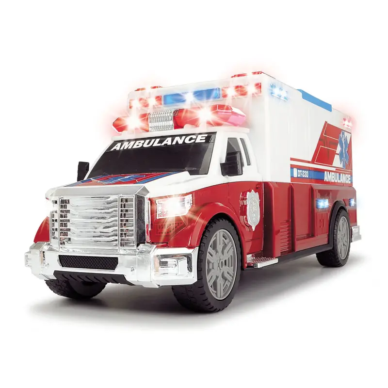 Dickie Toys Emergency Ambulance With Light And Sound – 33 Cm 1