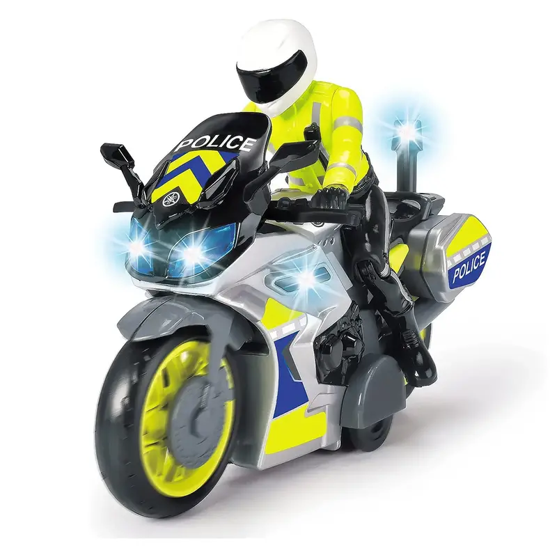 Dickie Toys Police Motorbike With Illuminated Lights And Realistic Sounds 1