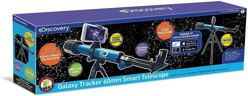 Discovery Galaxy Tracker Tdk30 Smart Telescope – 60Mm Educational Scope 1