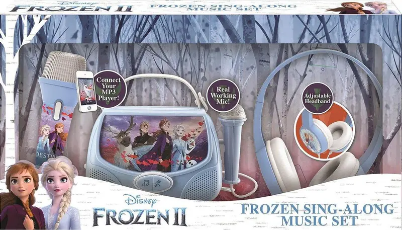 Disney Frozen 2 Sing-Along Karaoke Kit With Microphone & Music Tracks 1