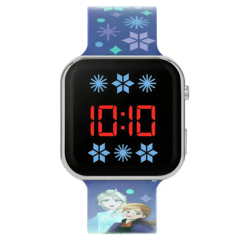 Disney Frozen Purple Led Digital Watch For Children 1