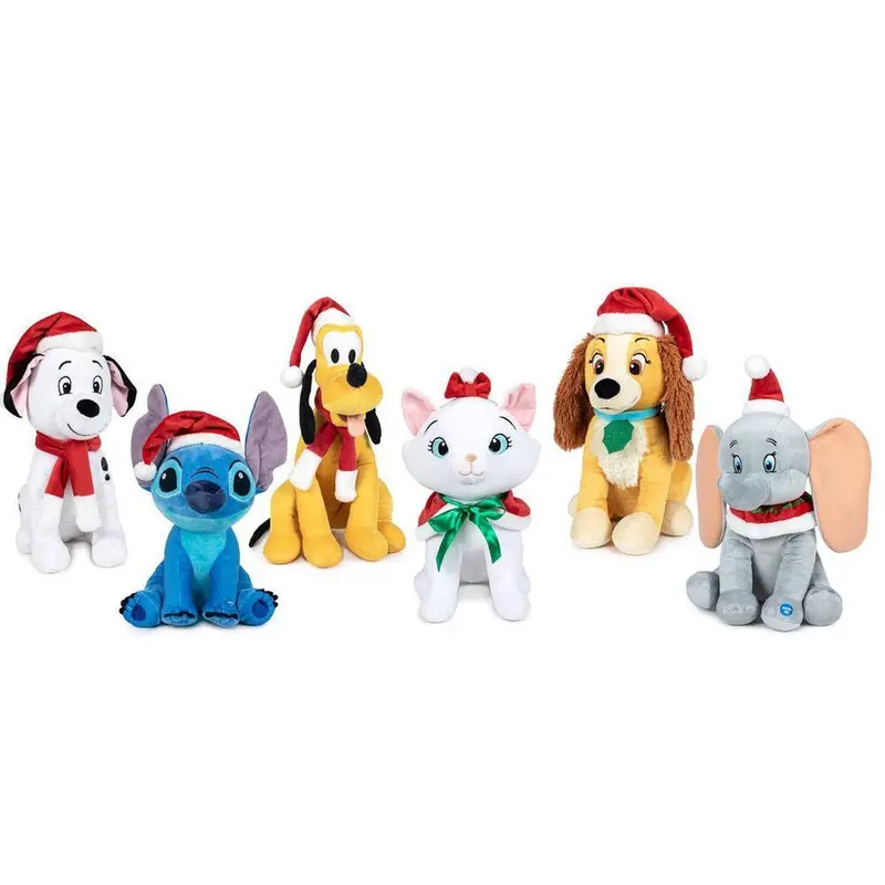 Disney Holiday Sound Plush Collection – 26Cm Festive Assorted Characters 1