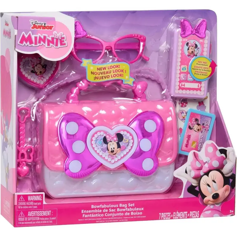 Disney Junior Minnie Mouse Bowfabulous Bag Set – Fashionable School Accessories 1