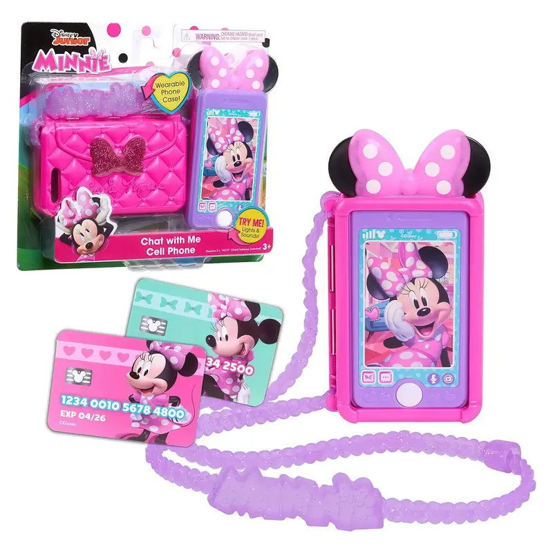 Disney Junior Minnie Mouse Chat & Learn Cell Phone Toy 1