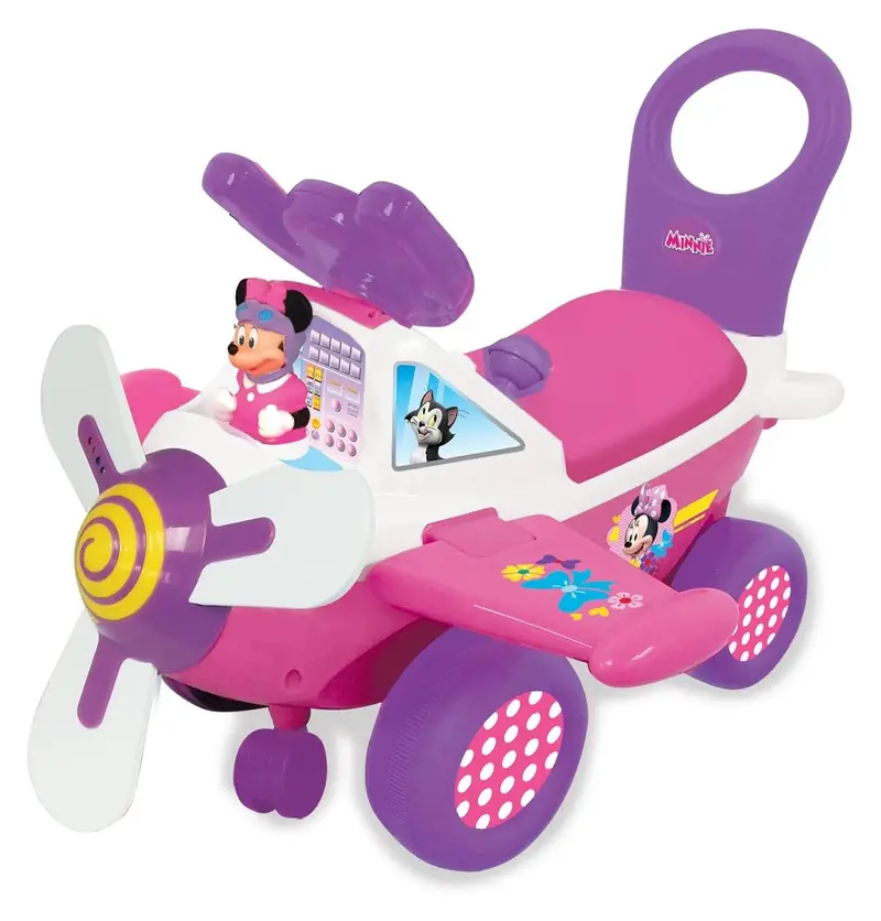 Disney My First Steps Minnie Mouse Airplane Ride-On For Little Ones 1